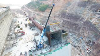 Bottom Outlet installation at Nam Theun 1 Hydropower Project (Laos), 650 MW