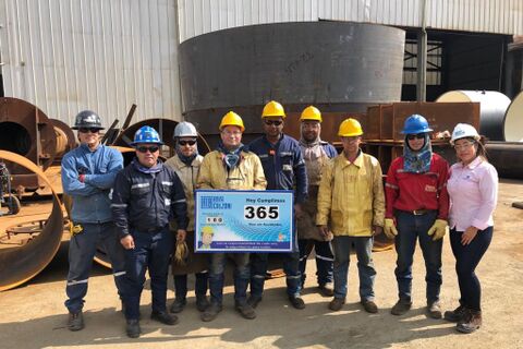 ATB Colombia: one year Lost Time Injury free