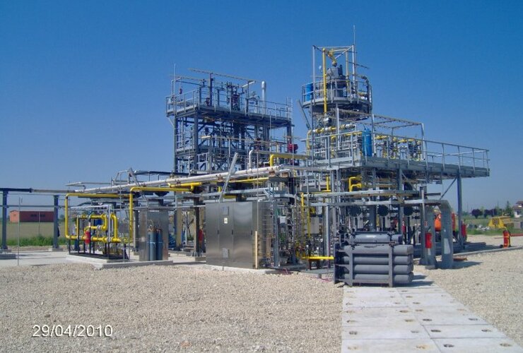 Sillaro gas treatment and production plant